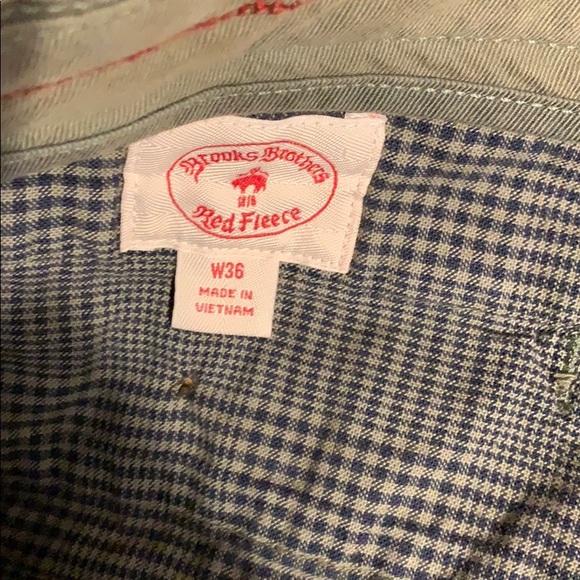 9” stretch chino short- olive color - Picture 7 of 8